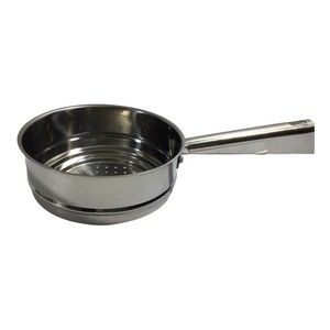 Stainless Steel Steamer Insert  2 3/4 Qt with 7" Long Handle 8.25" x 4"